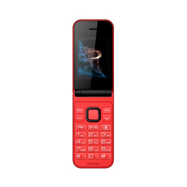 Qubo p-219 móvil rojo / 2.4" + 1.77" / dual sim / sos