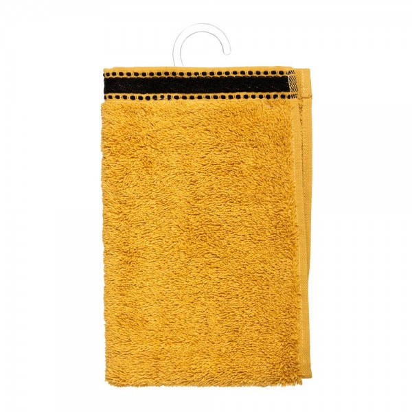 Toalla baño premium color mostaza 30x50cm (pack 2 unidades)
