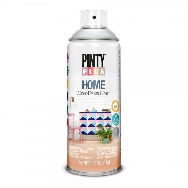 Pintura acrílica spray home water-based 520 cc foggy blue hm120 (pack 2 unidades)