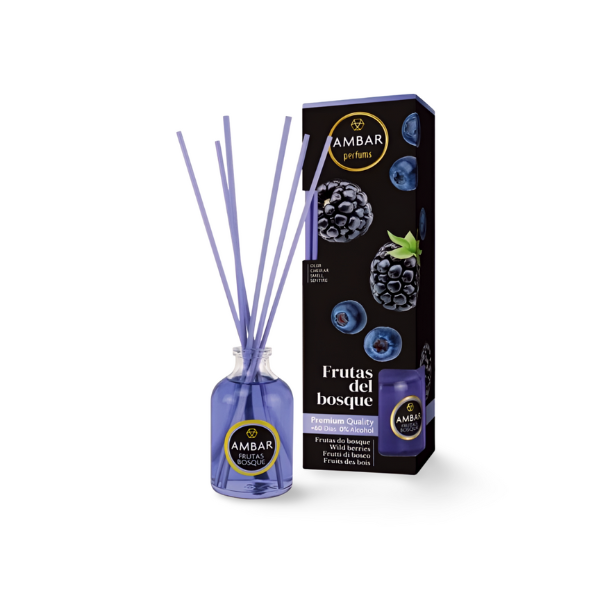 Ambar ambientador mikado frutas del bosque