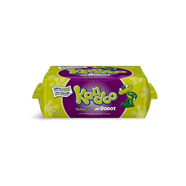 Kandoo toallitas wc melon 60u.