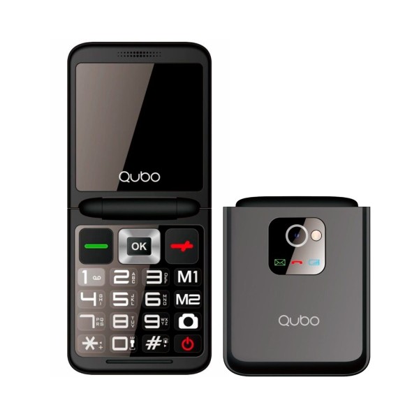 Qubo senior x-10bk black / móvil 2.4"