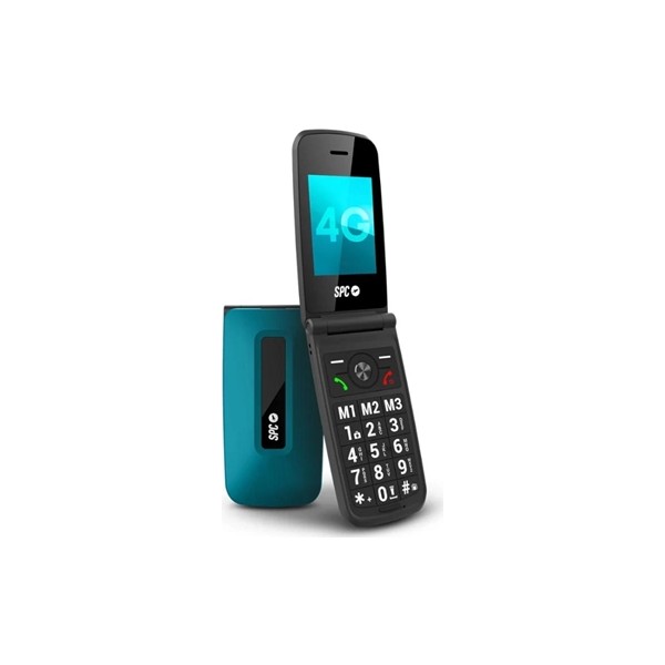 Spc 2342a titan 4g movil senior 2.4" s.help azul
