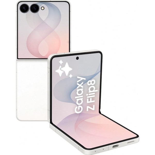 Samsung galaxy z flip8 5g blanco / 12 + 256 gb / 6.9'' dynamic amoled 2x 120hz fhd+