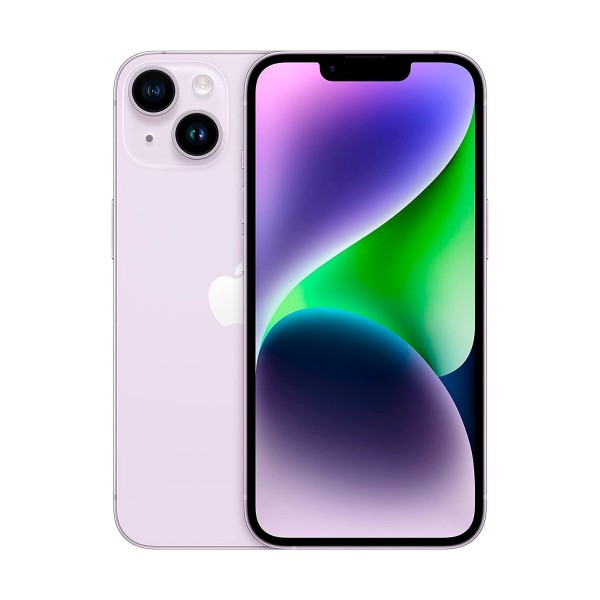 Apple iphone 14 5g purple / reacondicionado / 6+256gb / 6.1" amoled full hd+