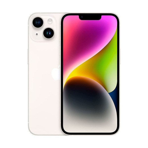 Apple iphone 14 5g starlight / reacondicionado / 6+128gb / 6.1" amoled full hd+