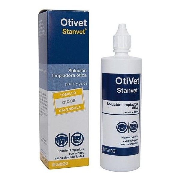 Stangest Otivet Solución Limpiadora Ótica para Perros y Gatos 125 ml